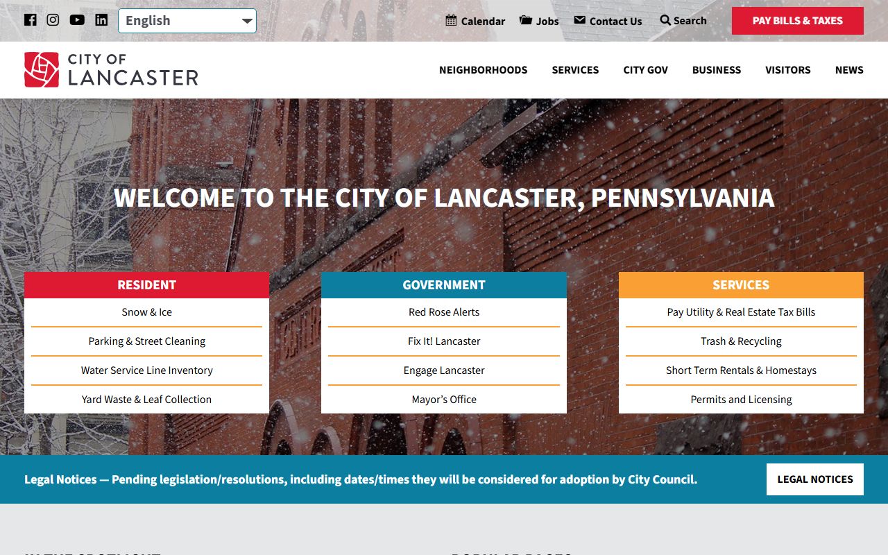 Lancaster criminal history city website