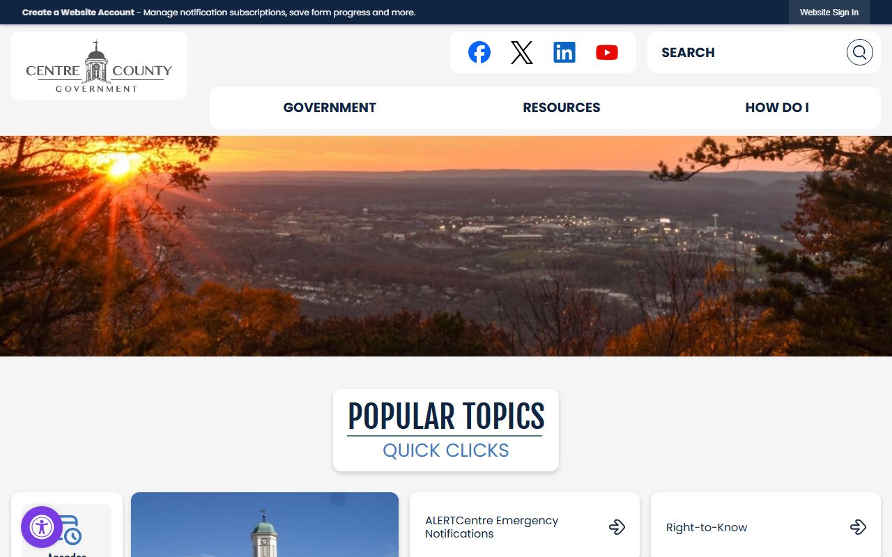 Centre County criminal history records