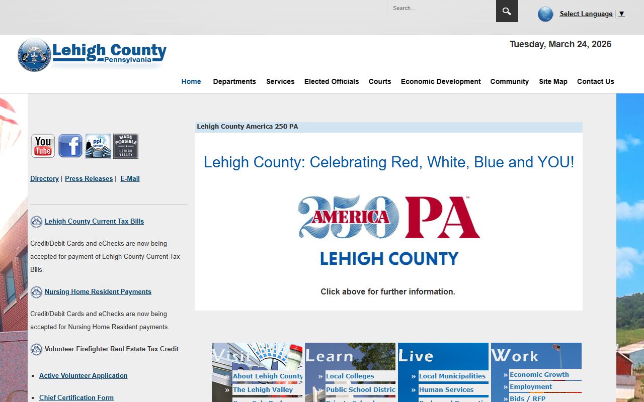 Lehigh County criminal history records county government website